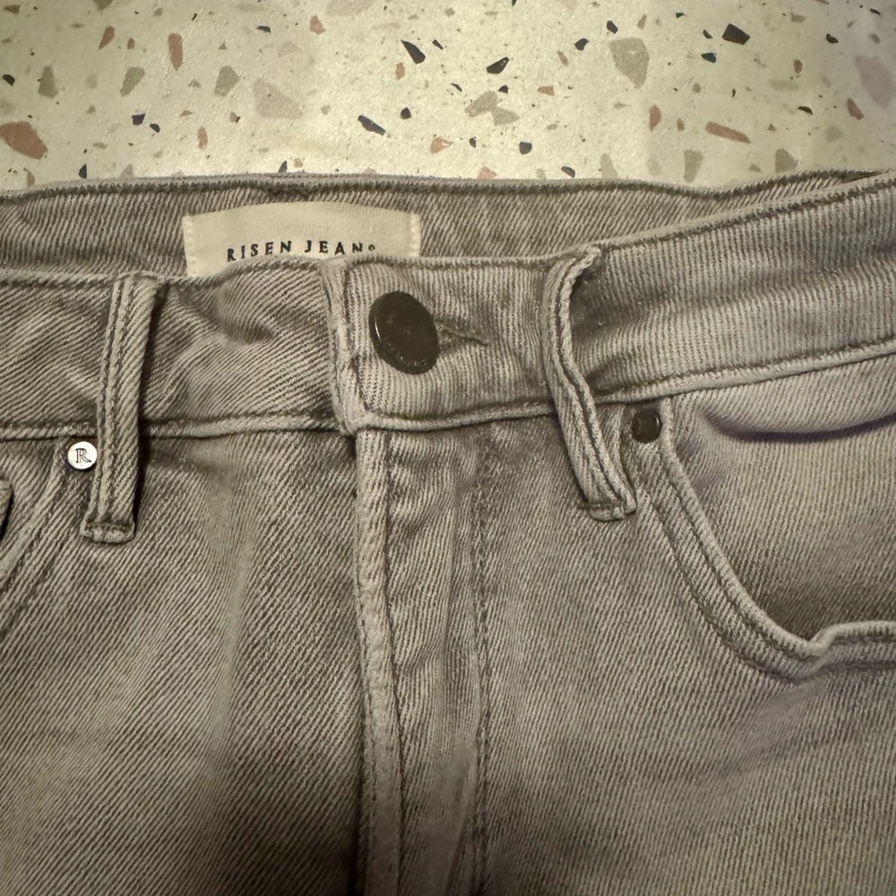 Risen Sabrena Women's Gray wide leg Jeans - Picture 7 of 8
